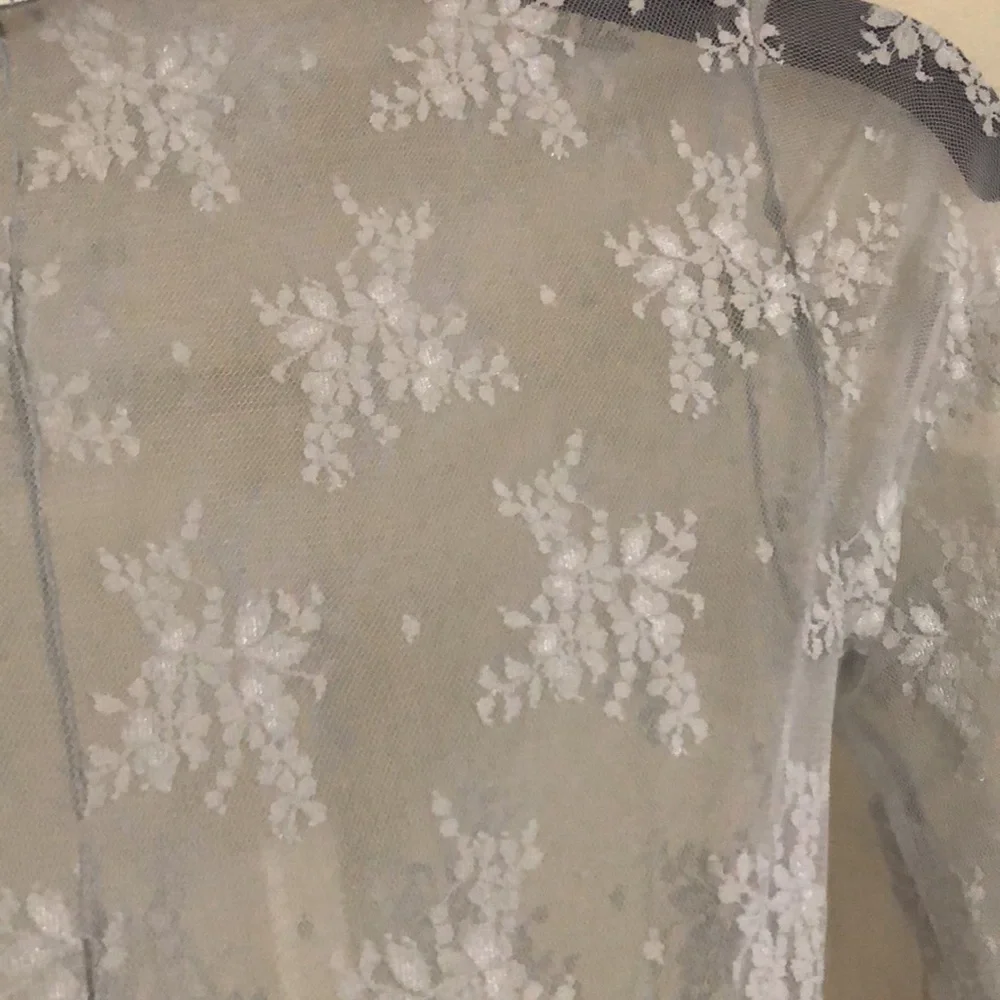 Free People intimately free Lady Lux Layering‎ mockneck long sleeve lace Top